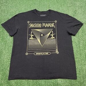 Smashing Pumpkins T Shirt Men's Size XL Black Short Sleeve Tour Tee